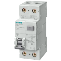 Wyłącznik RCBO 4,5kA 1P+N typ AC 30mA C-Char In:6A Un AC:230V N lewy | 5SU1353-1KL06 Siemens