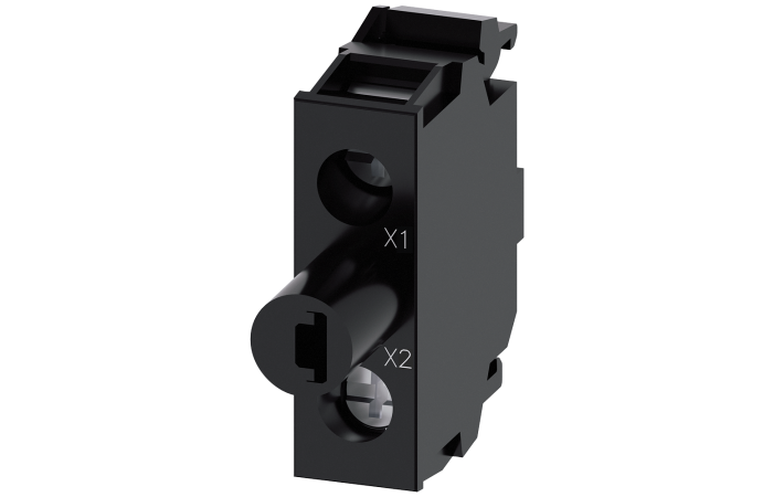 Blok LED 24V AC DC, przyłącze śrubowe do montażu w obudowie, biały, SIRIUS ACT | 3SU1401-2BB60-1AA0 Siemens