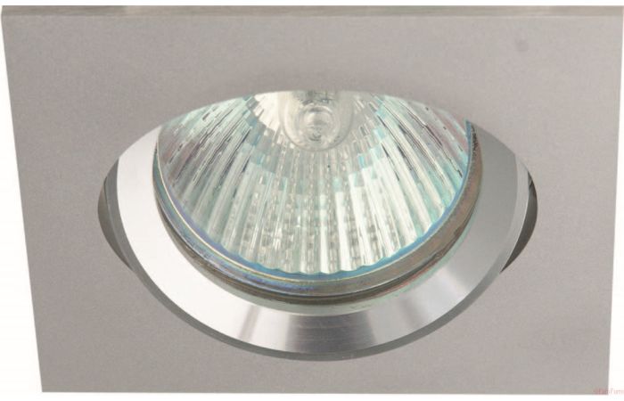Oprawka halogenowa oczko aluminiowe kwadratowe regulowane aluminium 50W IZZY DTL50 PA16V-AL G5,3 | GXPA004 Grelux