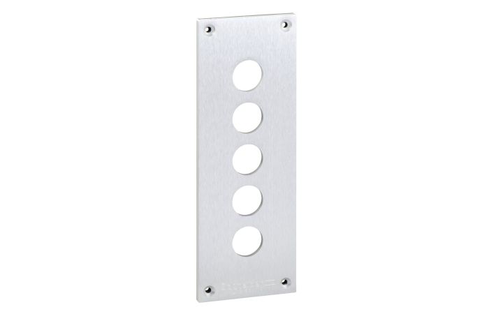 Płyta czołowa z nawiertami 5 poziomych otworów metalowa Harmony XAP | XAPE305 Schneider Electric