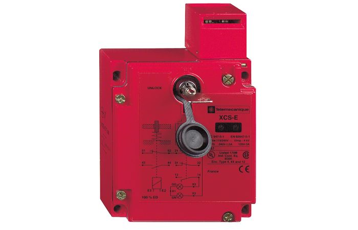 Wyłącznik bezpieczeństwa metalowy XCSE 3NC działanie wolne 2 wejście gwintowe Pg 13,5, 24 V | XCSE8311 Telemecanique Sensors