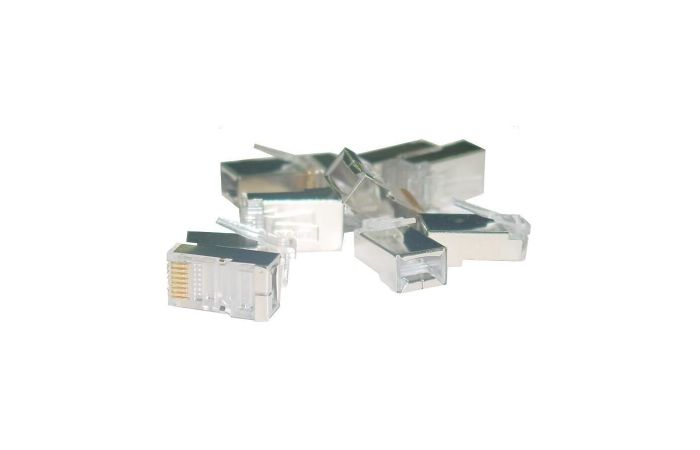 Wtyk RJ45 (8P8C) kat. 6 ekranowany (opak 100szt.) | X-ML-6F-IMP Assmann