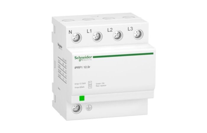 Ogranicznik przepięć iPRF1 12,5r 3P+N 350V ze zdalnym przeniesieniem, Acti 9 | A9L16634 Schneider Electric