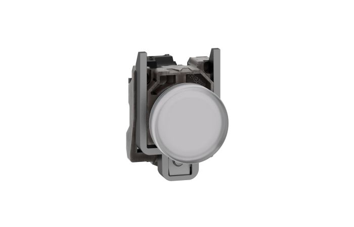 Lampka sygnalizacyjna Fi-22mm 24V AC/DC LED, biała metalowy typowa | XB4BVB1 Schneider Electric