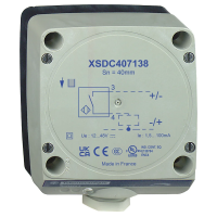 Czujnik indukcyjny XSD 80x80x40 plastikowy Sn 50mm, 12-48VDC zaciski, XSD | XSDC507139 Telemecanique Sensors