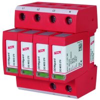 Ogranicznik przepięć C Typ 2 4P 20kA 1,5kV 230V AC DEHNguard M TNS 275  | 952405 Dehn