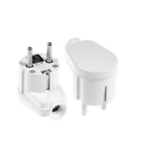 Wtyczka rozbieralna, kątowa Uni-SCHUKO, 2p+Z, 16A, 250V WT-16U biały WT-16U | W-10105 Plastrol