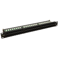 Patch Panel RP-U48V5 48 portów / UTP / Cat5e 19”x1Ux120mm | RP-U48V5 Pulsar