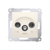 Gniazdo R-TV-DATA (moduł) krem DAD.01/41 Simon 54 | DAD.01/41 Kontakt Simon