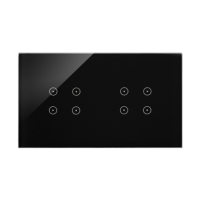 Panel dotykowy S54 Touch, 2 moduły, 4 pola dotykowe, + 4 pola dotykowe, zastygła lawa DSTR244/73 | DSTR244/73 Kontakt Simon