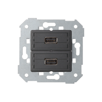 Gniazdo 2xUSB (2.0) typ A, żeńskie 7501090-039 Simon 82 | 7501090-039 Kontakt Simon