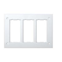 Ramka 3-modułowa do puszki SBM350, 6x K45, czysta biel Simon Connect | SBM302/9 Kontakt Simon