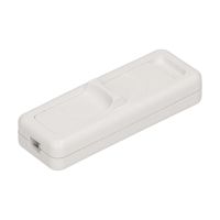 Wyłącznik suwakowy, przelotowy lub końcowy, 1-torowy, 2,5A/250V, biały | WS-1P/BIAŁY Orno