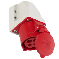 Gniazdo stałe obudowa mała 32A 400V 3P+Z IP44 | 124-6K PCE