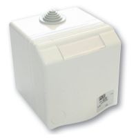 Gniazdo natynkowe przelotowe seria Design 16A 2P+Z 230V IP44 szare | 863108V PCE