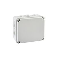 Puszka instalacyjna n/t LIGHT pokrywa pełna, dławnice 175x151x95 (6xm25, 4xm40) IP66/67 | EV-171 PCE