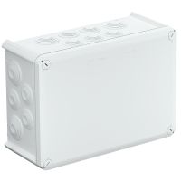 Puszka odgałęźna z wprowadzeniami 285x201x120, PP/GF, czysta biel, 9010 T 350 RW | 2007568 Obo Bettermann