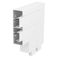 Naroże płaskie stałe 200x200x165, PC/ABS, czysta biel, 9010 GK-FS53165RW | 6113450 Obo Bettermann