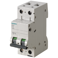 Wyłącznik nadprądowy 400V 6kA, 2-bieg., C, 2A | 5SL6202-7 Siemens