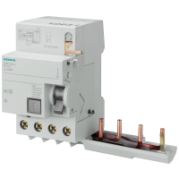 Moduł różnicowoprądowy do 5SY.., typ AC, 0,3-40A, 4-biegunowy, 300MA, 400V, 3mm | 5SM2642-0 Siemens