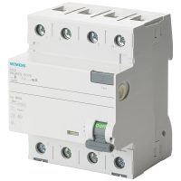 Wyłącznik różnicowoprądowy 3+N typ A, In: 25 A, 30 mA, Un AC: 400 V, SIGRES | 5SV3342-6KK12 Siemens