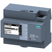 Miernik mocy LCD do montażu na szynie DIN, ponad 20 pomiarów LL: 400V, LN: 230V, 5A | 7KM2200-2EA30-1JA1 Siemens
