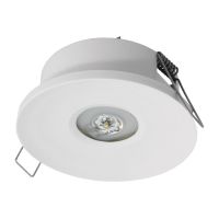 Oprawa awaryjna AXP IP65, 20 ECO LED, 1W, 135lm, optyka otwarta, 1h, jednozadaniowa, AT, biała | AXPO/1W/E/1/SE/AT/WH Awex