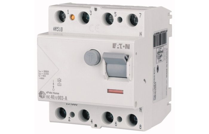 Wyłącznik różnicowoprądowy 4-bieg. HNC 40A 30mA AC, HNC-40/4/003 | 194694 Eaton