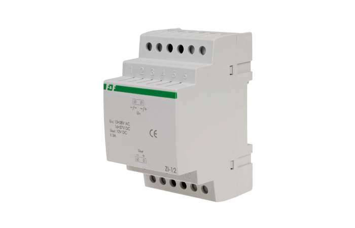 Stabilizator impulsowy 12V DC ZI-12 12-28V AC / 16-37V DC 3A 3A | ZI-12 F&F