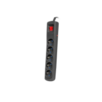 Listwa zasilająca Armac R5 1.5m 5x 230V pl 10A czarna | R5/15/CZ Armac