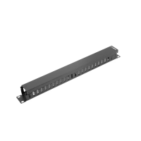 Organizer kabli 19" 1U z zaślepką - typ A czarny LANBERG | AK-1201-B Lanberg