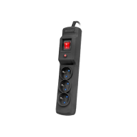 Listwa zasilająca ARMAC multi M3 5m 3X 230V PL czarna | M3/50/CZ Armac