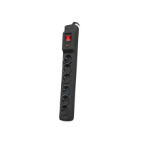 Listwa zasilająca ARMAC multi M6 3m 6X 230V PL czarna | M6/30/CZ Armac