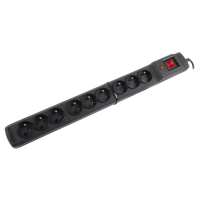 Listwa zasilająca ARMAC multi M9 1.5m 9X 230V PL czarna | M9/15/CZ Armac