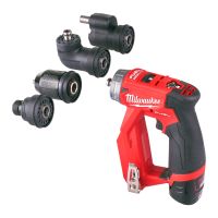 Wiertarko-wkrętarka z wymiennym uchwytem M12FDDXKIT-202X (kpl) | 4933464979 Milwaukee
