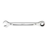 Klucz płasko-oczkowy z grzechotką Maxbite 15 mm (1szt) | 4932471508 Milwaukee