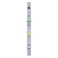 Lampka kontrolna zasilania 1/3S 1xLED żółta | LK-701Y F&F