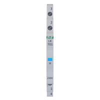 Lampka kontrolna zasilania 1/3S 1xLED NIEBIESKA | LK-701B F&F
