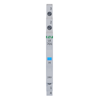 Lampka kontrolna zasilania 1/3S 12÷60V DC, 12÷48V AC 1xLED NIEBIESKA | LK-701B-24V F&F