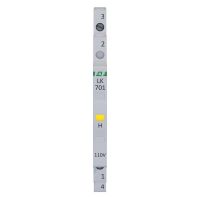 Lampka kontrolna zasilania 1/3S 110V AC/DC 1xLED ŻÓŁTA | LK-701Y-110V F&F