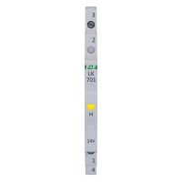 Lampka kontrolna zasilania 1/3S 12÷60V DC, 12÷48V AC 1xLED ŻÓŁTA | LK-701Y-24V F&F
