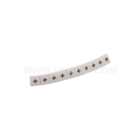 Oznacznik przewodów EZ-5B/+ biały (opak 100szt) | R34RR-02050408400 Ergom