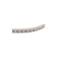 Oznacznik przewodów EZ-5B/41-50 biały (opak 100szt) | R34RR-02050404000 Ergom
