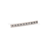 Oznacznik przewodów EZ-5B/81-90 biały (opak 100szt) | R34RR-02050404400 Ergom