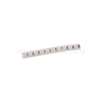 Oznacznik przewodów EZ-6B/1-10 biały (opak 100szt) | R34RR-02050201400 Ergom