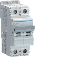 Wyłącznik nadprądowy 10kA 2P D 63A MCB | NDN263 Hager