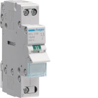 Modułowy przełącznik instalacyjny I-II punkt wspólny od dołu 1P 16A 230VAC | SFL116 Hager