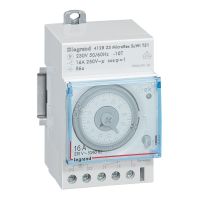 Programator analogowy dobowy plug&play T31 Su/Wi, napęd kwarcowy | 412823 Legrand