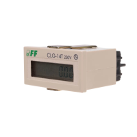 Licznik czasu pracy panelowy bez resetu CLG-14T 230V | CLG-14T F&F
