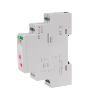 Przekaźnik czasowy awersyjny PCA-514DUO styki 1NO/NC U=230 i 24V I=10A 1 na szynę DIN | PCA-514DUO F&F